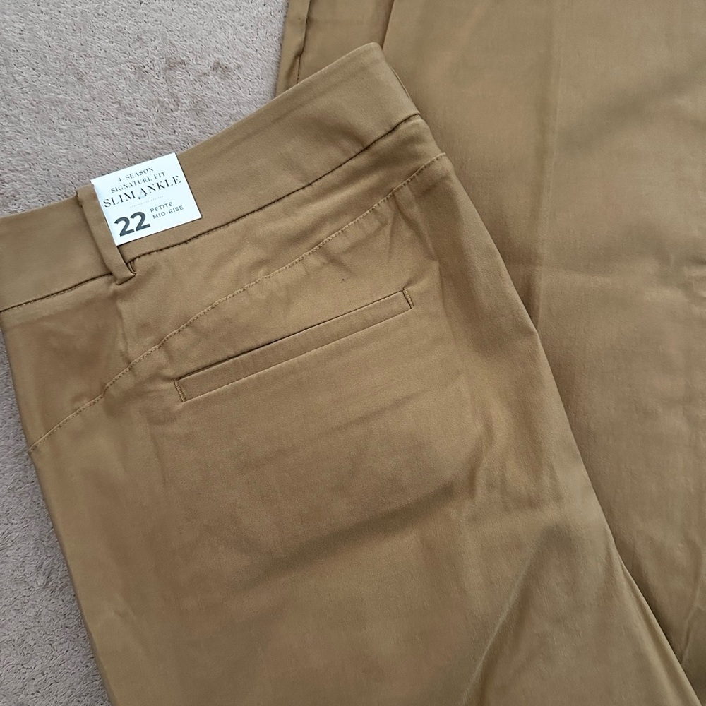 Lane Bryant 4 season signature fit slim ankle pant petite mid rise size …